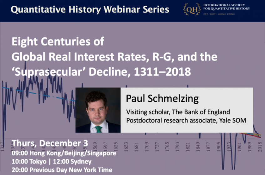 Eight Centuries of Global Real Interest Rates, R-G, and the ‘Suprasecular’ Decline, 1311–2018