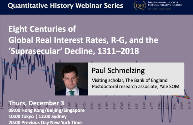 Eight Centuries of Global Real Interest Rates, R-G, and the ‘Suprasecular’ Decline, 1311–2018