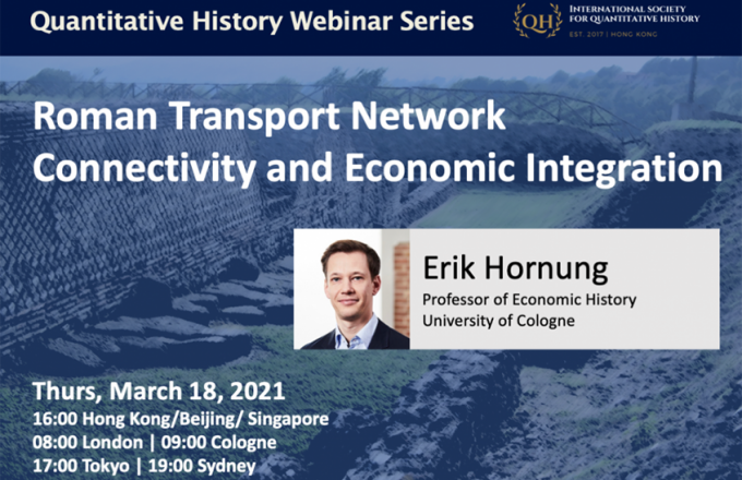 Roman Transport Network Connectivity and Economic Integration