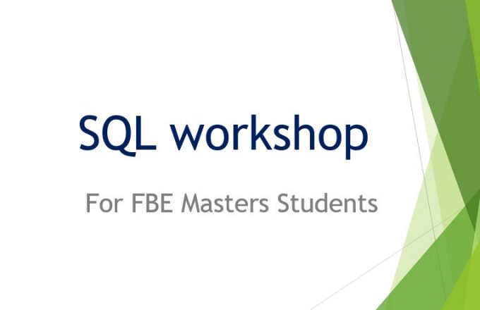 Introduction to SQL for Data Analysis Workshop (Online Training)