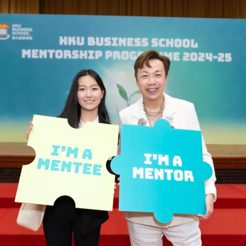 Connect and Grow: Students Embark on HKU Business School Mentorship Programme 2024-25