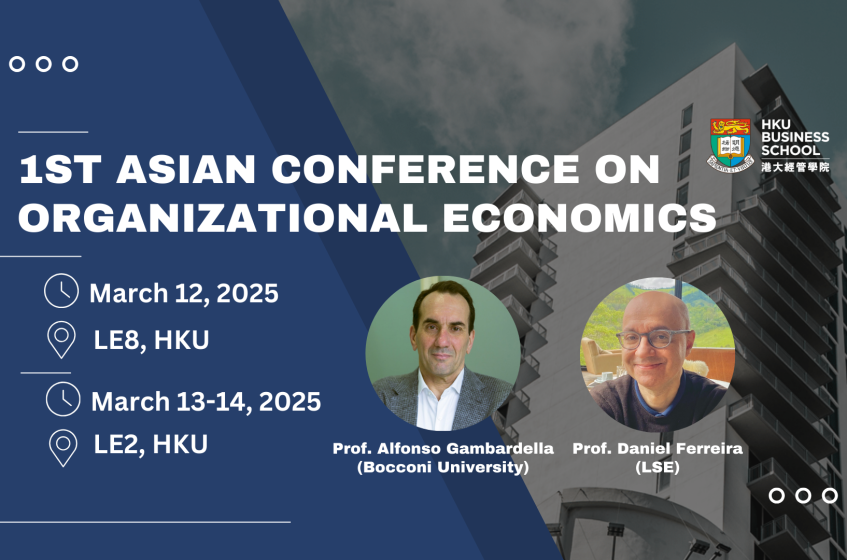 1st Asian Conference on Organizational Economics