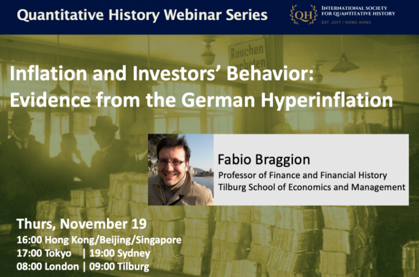 Inflation and Investors’ Behavior: Evidence from the German Hyperinflation